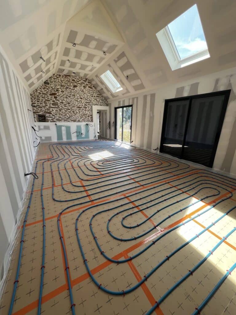 Installation de chauffage au sol (2)