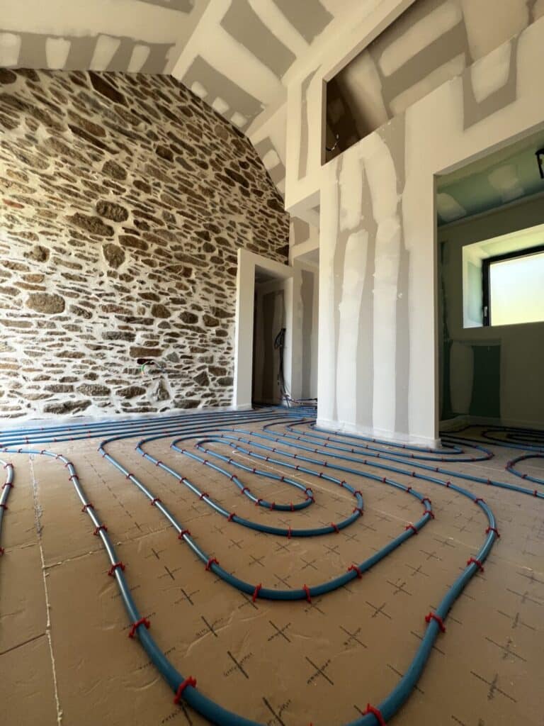 Installation de chauffage au sol (3)